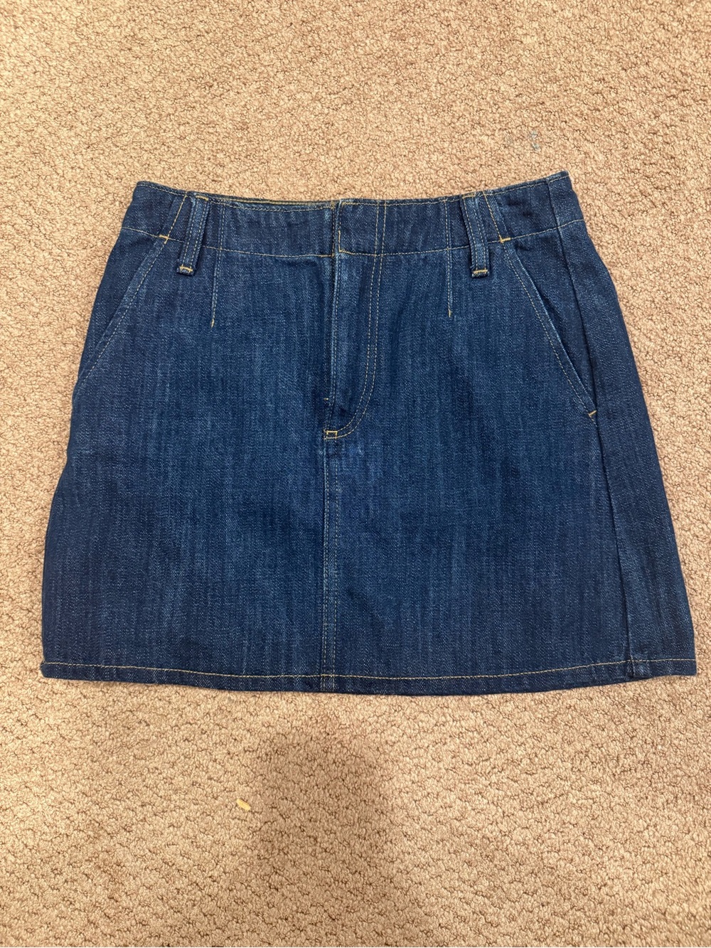 J. Crew Dark Blue Denim Mini Skirt